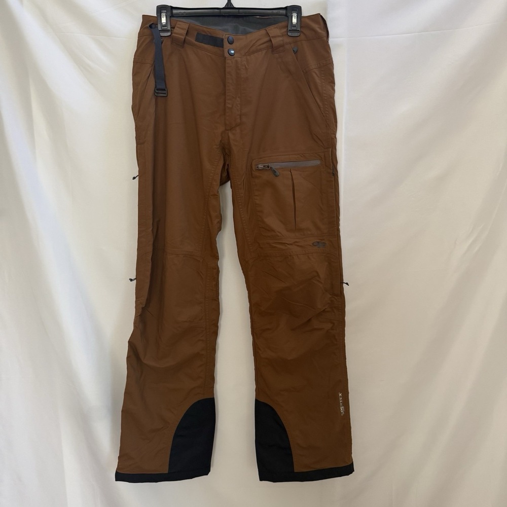 Outdoor Research Blackpowder II Pants Women's M Coyote Pertex Shield Ski Snow